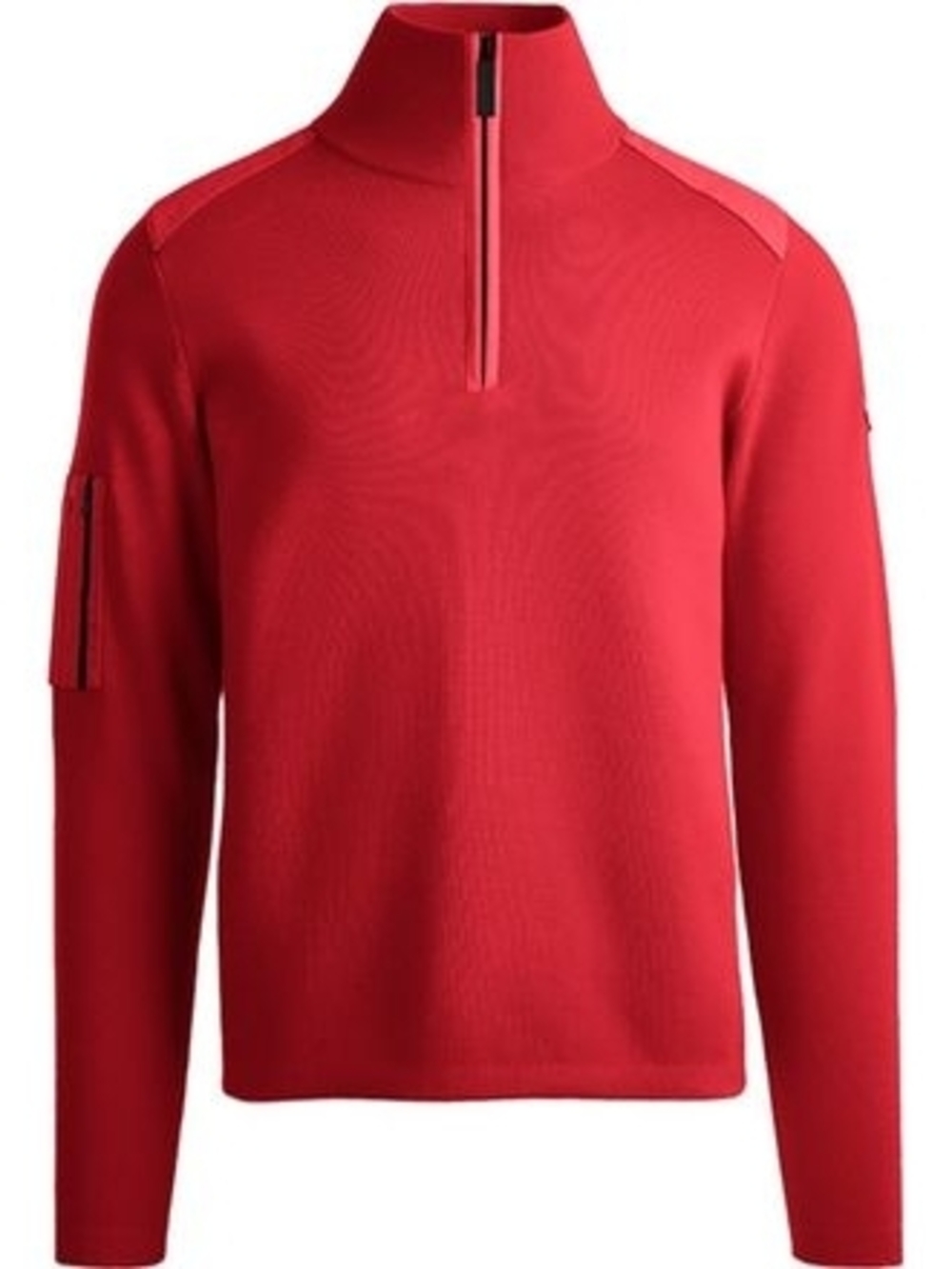 Canada Goose Red Quarter-Zip Sweater